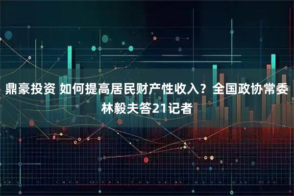 鼎豪投资 如何提高居民财产性收入？全国政协常委林毅夫答21记者